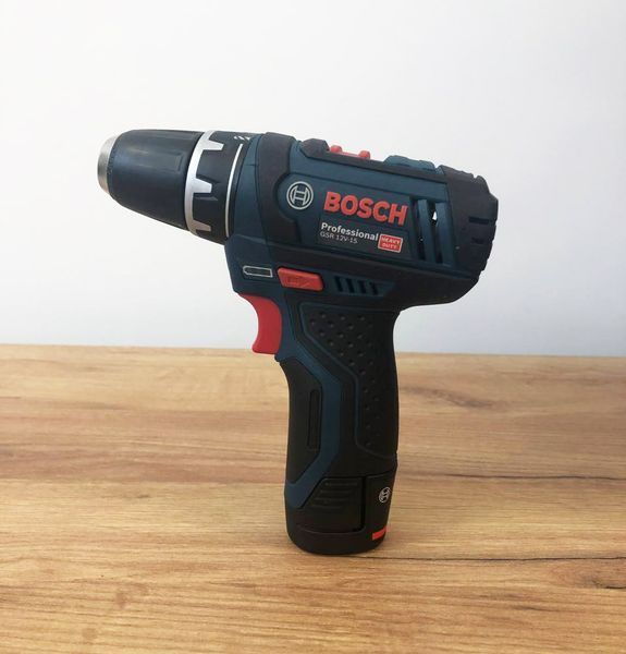 Шурупокрут акумуляторний Bosch PROFESSIONAL GSR 12V&nbsp;Li-Ion 1300 об/хв шурупокрут у кейсі MGT-GSR 12V-15 фото
