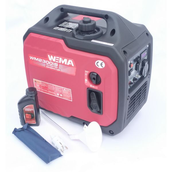 Бензиновий інверторний генератор Weima WM2300iS 2,0 кВт 2,3 кВт 3.5 к.с. 79 куб.см однофазний бензогенератор інверторний  MGT-402 фото