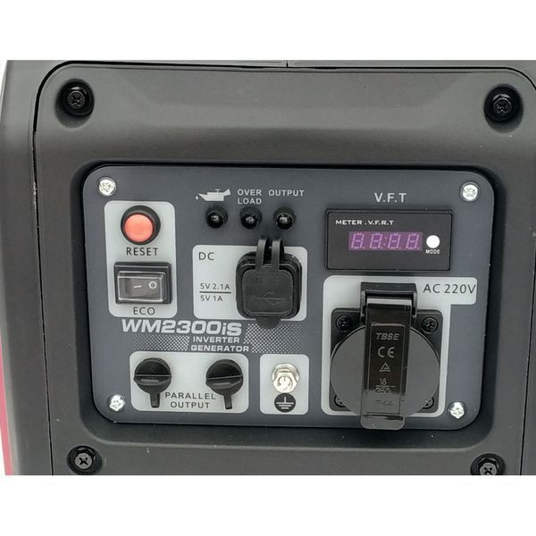 Бензиновий інверторний генератор Weima WM2300iS 2,0 кВт 2,3 кВт 3.5 к.с. 79 куб.см однофазний бензогенератор інверторний  MGT-402 фото