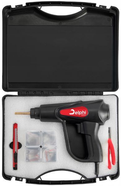 Паяльник імпульсний Delphi Tools&nbsp;200 шт скоб в комплекті PWT-7427282091503 фото
