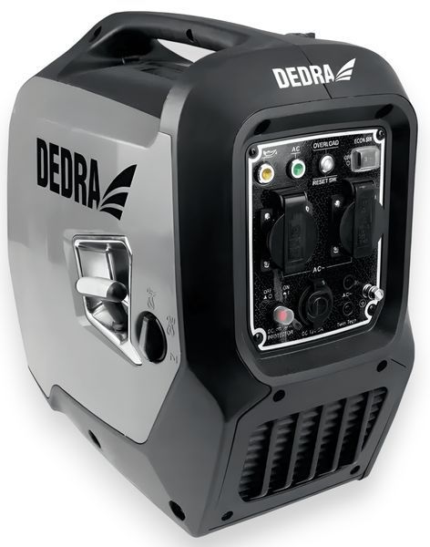 Інверторний бензиновий генератор DEDRA 2 кВт 2,3 кВт 149 см&sup3; 4,5 л бензиновий генератор інверторний MGT-421 фото