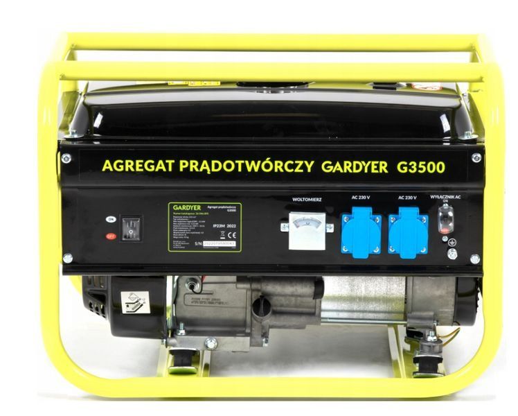 Бензиновий генератор 4-тактний 3.5 кВт Gardyer G3500 з повітряним охолодженням PWT-G3500 фото