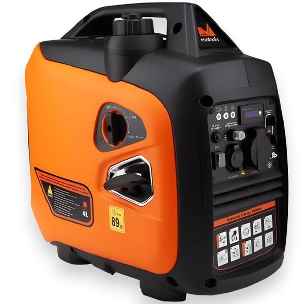Генератор інверторний бензиновий Evtools DIG 2000 2,2 кВт 1,8 кВт 2.7 к.с 79,8 см&sup3; 4 л інверторний бензиновий генератор MGT-681901 фото