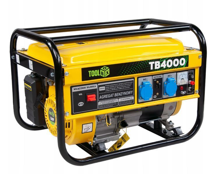 Бензиновий генератор 4-тактний двигун 3.5 кВт Toolbox TB4000 15 л бензинові генератори IMP-TB4000 фото