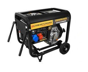Генератор дизельний Schwartzmann SCH-G12500Dxe, 6,5-7 кВт MGT-SCH-G12500Dxe фото