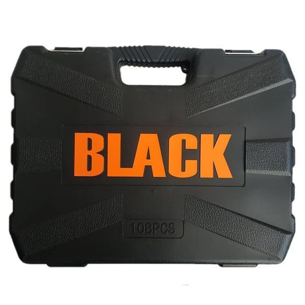 Набір інструментів BLACK 1/2" 108 од набір інструментів для дому MGT-KING фото