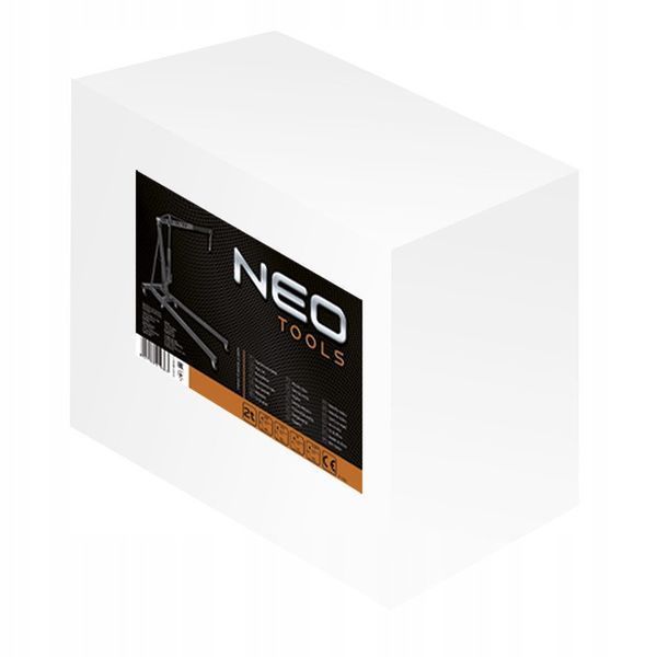 Гідравлічний кран для зняття двигуна NEO 11-720 2 т 2300 мм гідравлічний підкатний кран-знімач двигуна MGT-73 фото