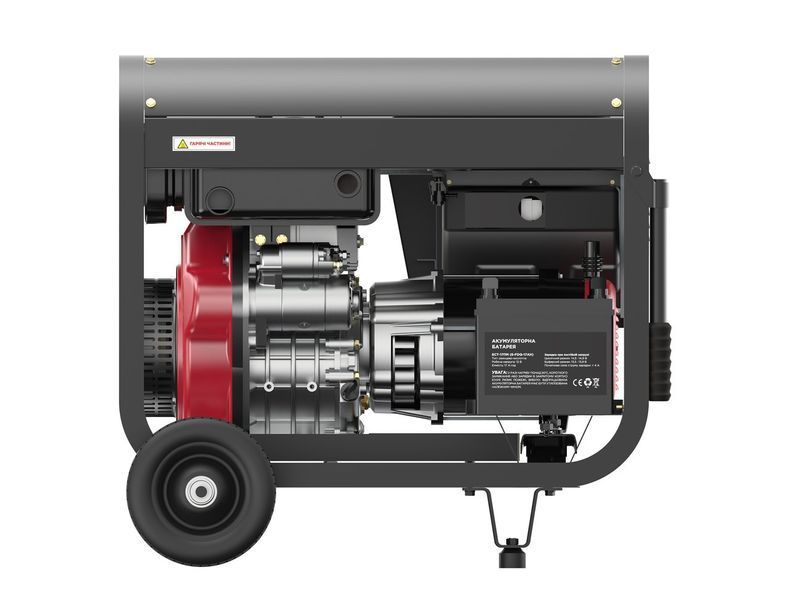 Генератор дизельный ERGO EDW6000E 5,5 кВт 6 кВт 11 л.с. 455 см3 12 л дизельный генератор MGT-EDW6000E фото