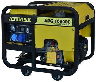 Генератор дизельний Atimax 7.8 кВт ADG-10000-E MGT-ADG-1000 фото