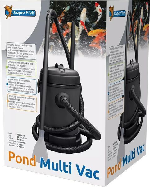 Мощный пылесос для бассейна, пруда, водоема 1800 Вт Superfish Pond Multi Vac PWT-PondMultiVac фото