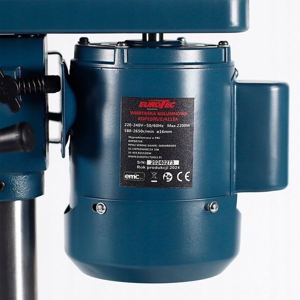 Свердлильний верстат 2500 об/хв EUROTEC KDP1600 1600 Вт MGT-23154_cpa фото