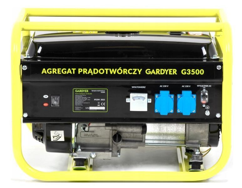 Бензиновый генератор 3 кВт, AVR, 230 В Gardyer G3500 PWT-G3500-2 фото