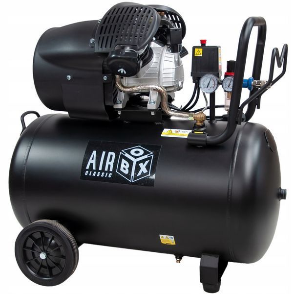 Масляний компресор двопоршневий 3 кВт 100л Airbox 320 л/хв MGT-EVO100V фото