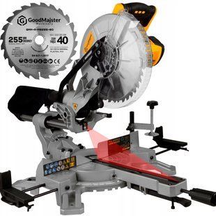Пила торцовочная 4500 об/мин GoodMajster Machinery 2500 Вт GMM-MS255 MGT-MS255 фото