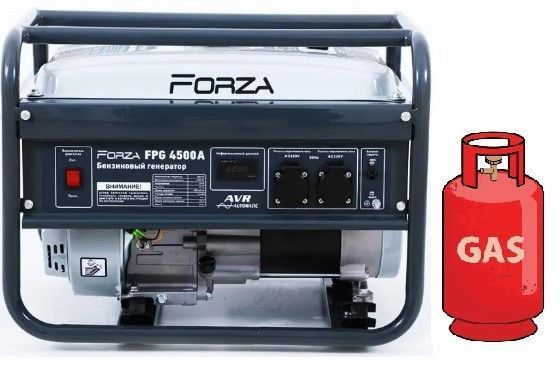 Генератор ГАЗ/бензин Forza FPG4500A 3.0 кВт MGT-FPG4500A фото