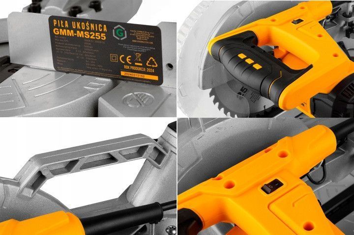 Пила торцювальна 4500 об/хв GoodMajster Machinery 2500 Вт GMM-MS255 IMP-MS255 фото